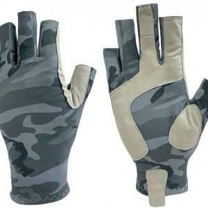 Custom Sun Protection Fishing Gloves 